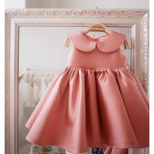 Summer New Clothes Girls Dress Big Bow Girl 1st Birthday Holiday Dress Girl Baby Dress Princess Tutu Dresses Children Clothing