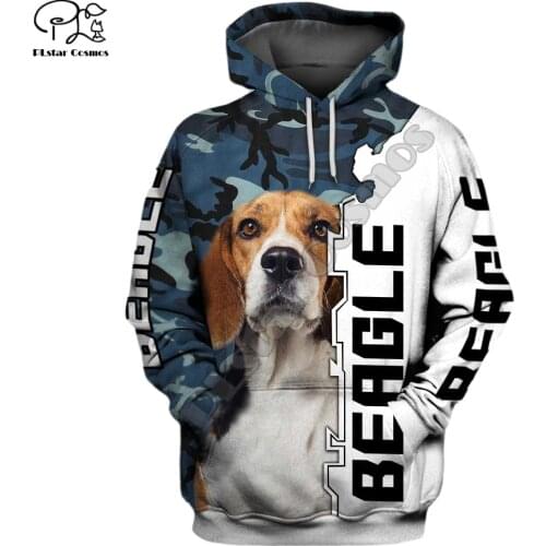 New Mens Funny Beagle dogs 3d print hoodies autumn long sleeve Sweatshirts women pullover tracksuit hoody spring outwear
