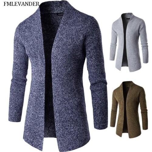 Ropa De Hombre Autumn 2018 Men' s Outwear Fashion Cardigan Men Sweater Coat