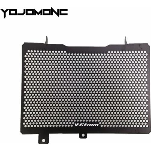 Para suzuki vstrom V-STROM 650xt 650 xt 2017 2018 2019 2020 motocicleta grade de radiador capa guarda aço inoxidável proteção