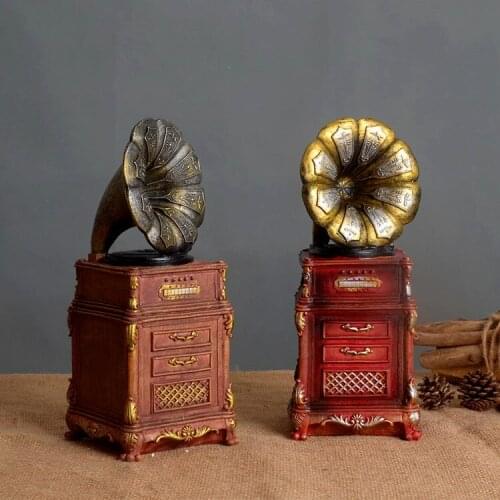 Resin Retro Vintage Coffee Machine Miniatures Home Decoration Accessories