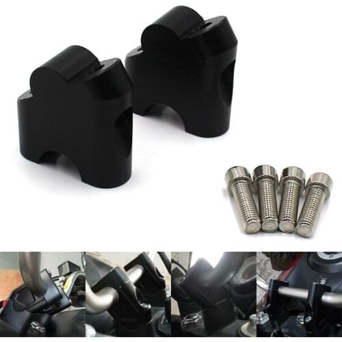 Motorcycle HandleBar Riser Handle Bar Mount Clamp Adapter For Suzuki V-STORM DL 250 DL250 DL650 DL 650 XT DL 1000 GW250F/S DL650