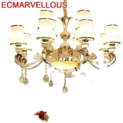 Fille Lampara De Techo Colgante Moderna Para Comedor Home Crystal Lampen Modern Hanging Lamp Deco Maison Luminaria Pendant Light