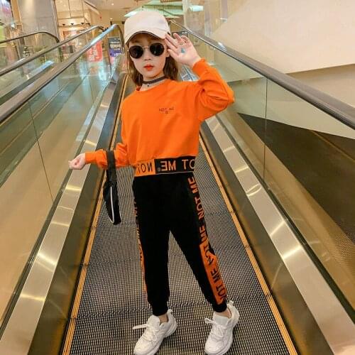 Kids Tracksuit For Girls Clothing Sets 2021 Spring Autumn Toddler Girls Clothes Outfit Suit Children Clothing 4 6 8 10 12 Years