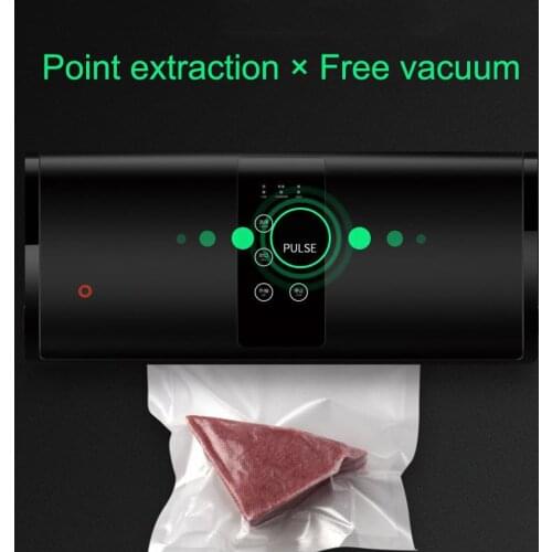 Vacuum Sealer Machine, Automatic Food Sealer for Food Savers Led Indicator Lights Easy to Clean Dry & Moist Food Modes