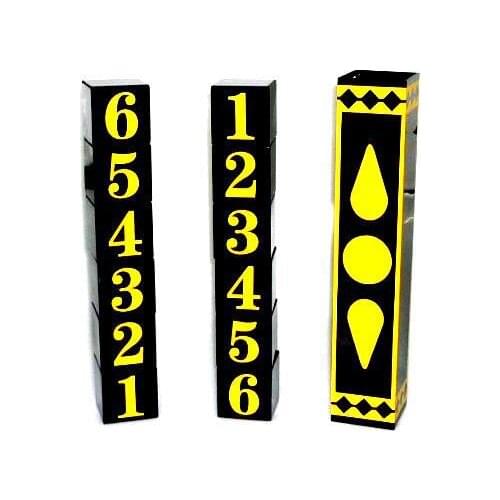 Cuba A Libre (PVC version) Magic Tricks Magician Dice Exchange Stage Magic Gimmick Props Illusion Mentalism Funny Classic Magie