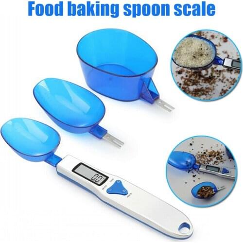 1g/0.1oz LCD Digital Kitchen Scale Measuring Spoon Electronic 300/500g Capacity Food Weighing Kitchen Device Mini Kitchen Tool