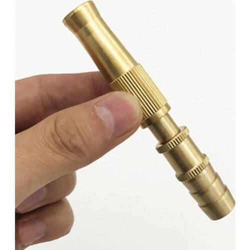 1 Pc Garden Irrigation Spray Gun Adjustable Brass Sprinkler 1/2 Garden Hose Sprinkler System Car Wash lawn Watering Water Gun