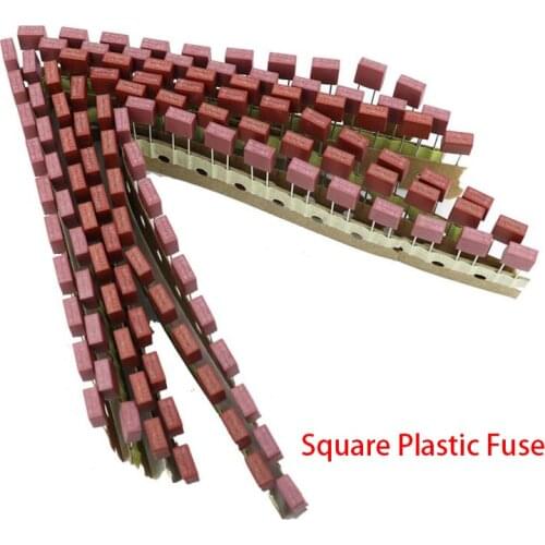 10pcs Fuse 392 250V 2A 1A 3.15A 4A 5A 6.3A Square Plastic Fuse T2A LCD TV Power Board Commonly Used Fuses Slow Blow Fuse T3.15A
