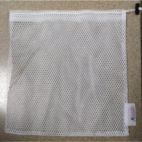 100pcs CBRL small white mesh jewelry gift drawstring bag pouch size 12*20cm free shipping by China Post
