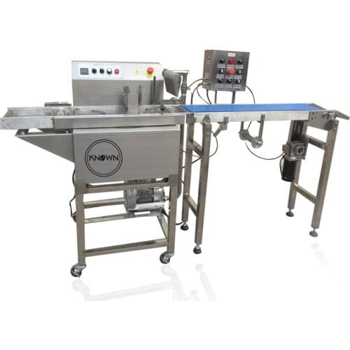 15kg Chocolate Coating Machine Wafer Chocolate Equipment Tempering Coating And Enrobing Machine for Sale