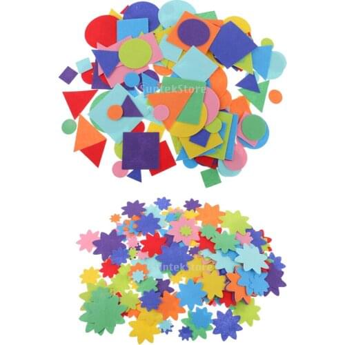 150pcs Mixed Non-woven Felt Patches Applique Kids DIY Kindergarten Creative Accessories Decoration/Craft/Scrapbooking Sewing