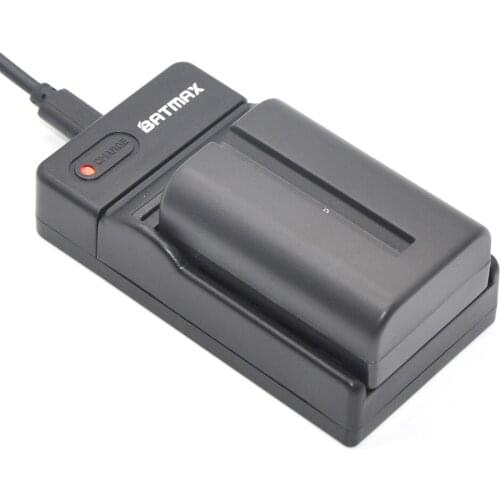 2x Replacement Battery NP-FM500H&Bateria NP-FM500H NP FM500H LED Charger for Sony A200 A200K A200W A300 A350 A450 Camera Battery