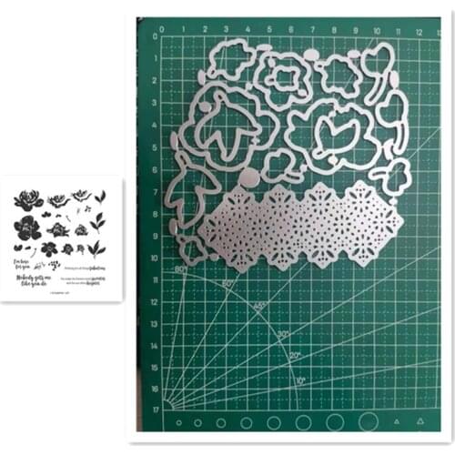 2021 Metal Cutting Dies And Stamp Stencil For DIY Scrapbooking Decorative Embossing Paper Card Flower Dies Cutting New 2021