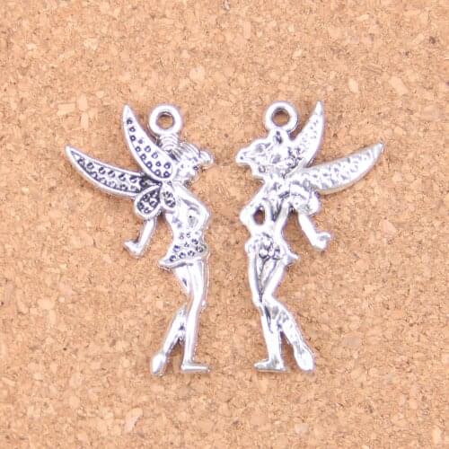 10pcs Charms angel girl 33x14mm Antique Pendants,Vintage Tibetan Silver Jewelry,DIY for bracelet necklace