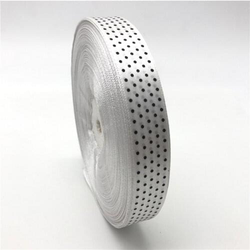 5Yards 3/4" 20mm White Printing Polka Dot Satin Ribbon Hair Bow Christmas Wedding Decoration DIY Sewing Craft