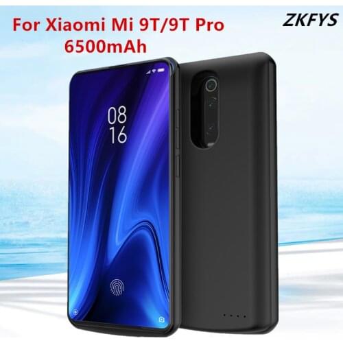 Power Cases 6500mAh Battery Charging Case For Xiaomi Mi 9T Pro External Charger Battery Case For Xiaomi Mi 9T Battery Case Cover