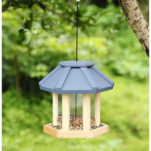 Wood Chalet Wild Bird Feeder
