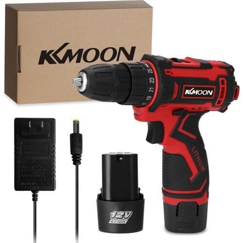 12-Voltage Electric Cordless Drill High-power Lithium Battery Wireless Rechargeable Hand Drills Brush Motor Electric Power Tools