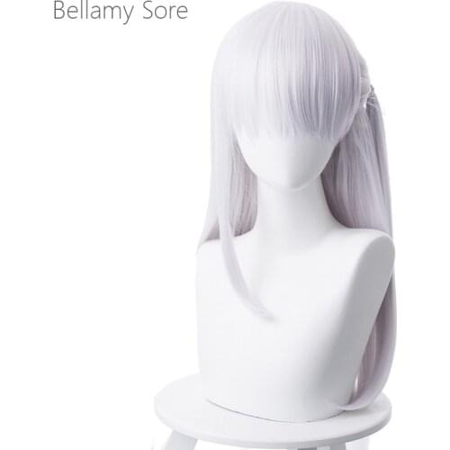 Fate Grand Order Assassin Kama Cosplay hair wigs+Wig cap