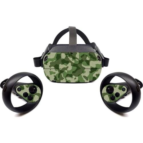 Camouflage design for Oculus Quest VR Headset Virtual Reality Decals Protetcive PVC Skin for Oculus Quest VR skin sticker