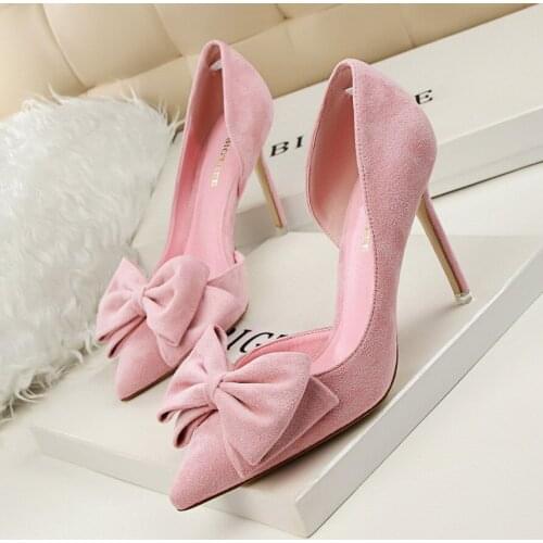 Замшевые туфли-лодочки KUIDFAR China At AliExpress