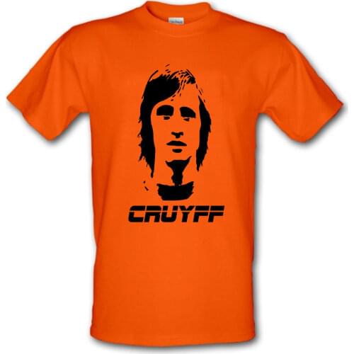 Johan Cruyff Dutch Football Legend Retro Cotton T-Shirt 2019 Fashion Men Classic Tops Funny Casual Tee Shirts Tops