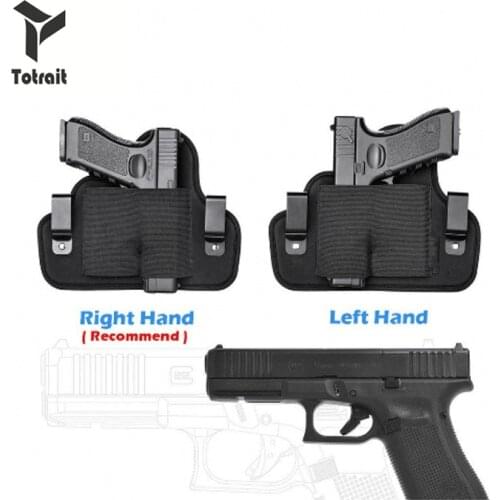 TOtrait Nylon Tactical Left/ Right Hand Pistol Holster hunting Universal Gun Concealment Holster for Glock 17/ M9 Belt Holster