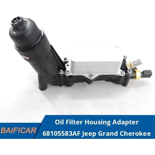 Baificar Brand New Genuine Oil Filter Housing Adapter 68105583AF For 2014-2016 Jeep Grand Cherokee Wrangler Dodge Chrysler 300C