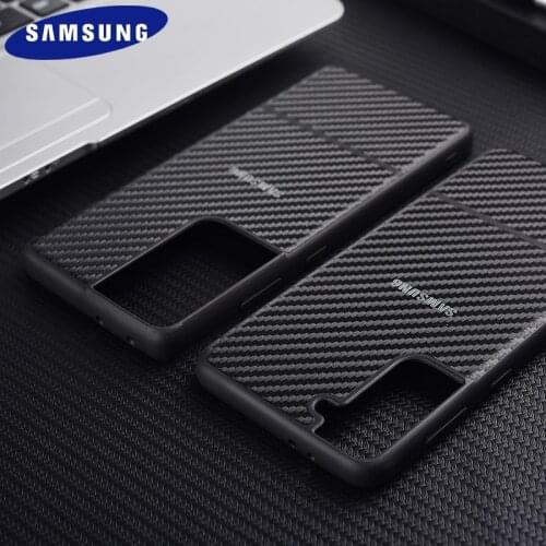 Original Samsung Carbon Kabon Case 360 Full Fitted Shockproof Cover High Quality Soft Shell For Galaxy S21 Ultra S 21 + S21 FE