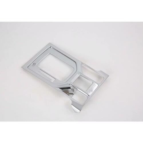 For SUBARU Forester 2019-2021 Carbon Fiber ABS Chrome Gear Shift Knob Sticker Panel Frame Cover Trim Car Styling Accessories