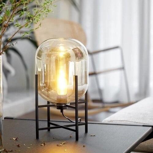 Modern Glass Ball Gold Floor Lamp Tripod Living Room Bedroom Standing Lamps Metal Decoration indoor home Lighting Fixtures
