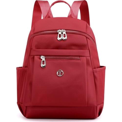 Waterproof Nylon Casual Women Backpack Purse Anti-theft Rucksack Lightweight School Shoulder Bag For Teenagers Girls