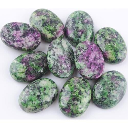 YOWOST Free Shipping Natural Jaspers Gem Stone Oval Cabochon CAB No Hole Jewelry 18x25x7MM 10pcs/lot QU3128