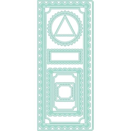 2021 AliliArts Metal Cutting Dies Diagonal Stitched Frame diy Scrapbooking Photo Album Decorative Embossing PaperCard Crafts Die