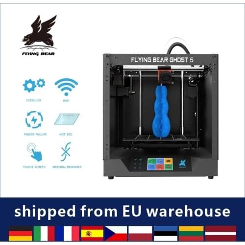 Newest Design Flyingbear-Ghost 5 full metal frame High Precision DIY 3d printer Diy kit glass platform Wifi