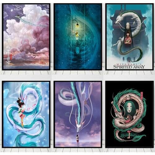 Diamond Painting Miyazaki Hayao Work Spirited Away 5D Diamond Embroidery Cartoon Mosaic Home Decor DIY Art Kit Gift WG2713