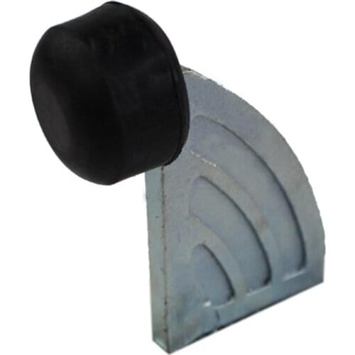 Home Sliding Door Stopper Bumpers, Anti-collision Rubber Ring Door Stops Buffer With Base Wall Protector Hardware Accessories