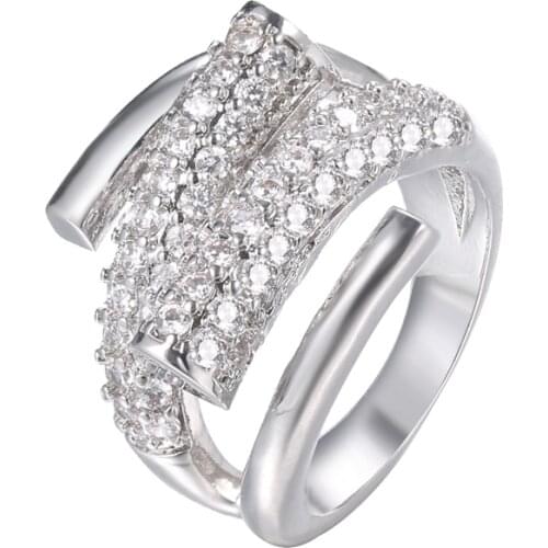 Bettyue New Fashion Jewelry Spiral Appearance Ring For Women Noble Gift With Shiny Cubic Zircon Elegant Ornament Fancy Dress-Up