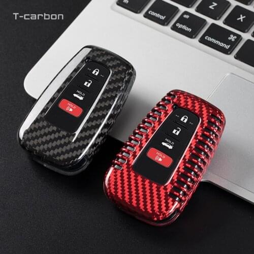 For Toyota Prius Camry Corolla C-HR CHR RAV4 Prado Vellfire Alphard Hilux Estima Car Key Case Cover Shell Accessories