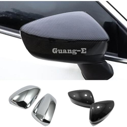 For Mazda 2 Demio 2015 2016 2017 2018 2019 Car Body Sticker Rear View Rearview Side Mirror Cover Trim Frame Lamp Moulding Parts