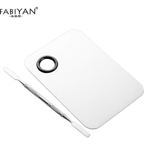 Nail Art Gel Palette Spatula Cream Eyeshadow Foundation Mixing Stainless Steel Cosmetic Makeup Tools