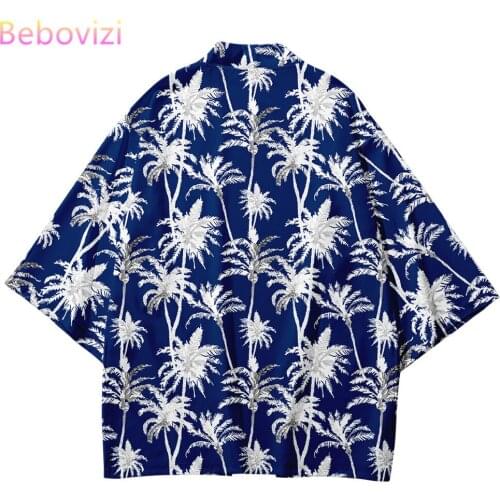 2021 Plus Size XXS-6XL Blue Fashion Japanese Streetwear Cardigan Women Men Harajuku Haori Cosplay Kimono Top Yukata Clothes