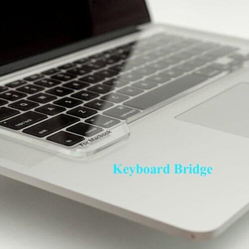 Keyboard Bridge For HHKB Keyboard Cover For Mackbook Air Notebook Transparent Protector + 4 Rubber Mat for Mackbook Pro Laptop