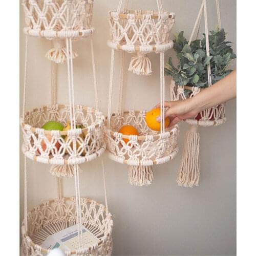 Storage Baskets Wall-Mounted Large Capacity Hollow Out Box Household Storage Case for Fruits