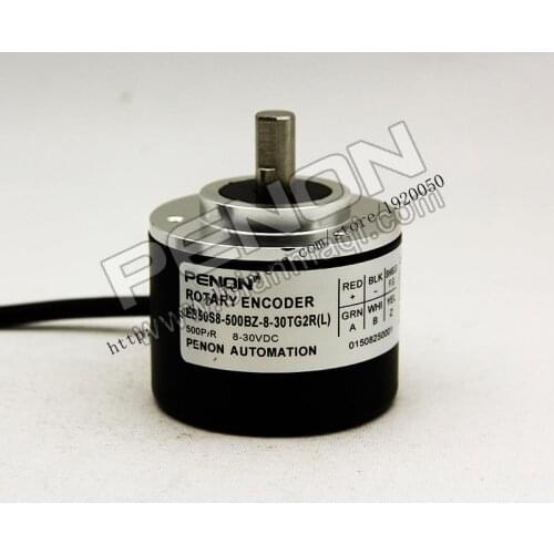 EB50S8-500BZ-8-30TG2R L) rotary optical encoder solid shaft 8mm500