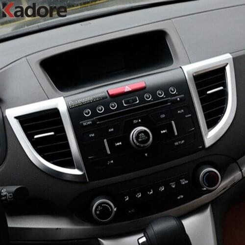 For Honda CRV CR-V 2012 2013 2014 2015 ABS Matte Air Conditonnal Vent Cover Trim AC Outlet Panel Frame Interior Accessories
