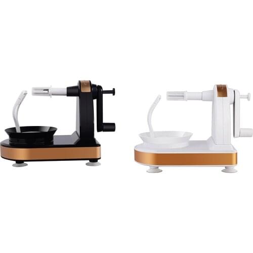 Fruit Peeler Multifunction Manual Fruit Peeler Machine Cutting Apple Artifact Kitchen Tool Black