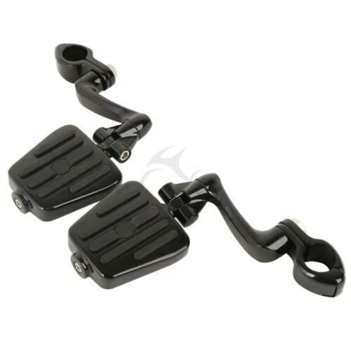 Motorcycle 32mm 1 1/4" Engine Guard Mount Kit Foot Peg For Harley Suzuki Indian