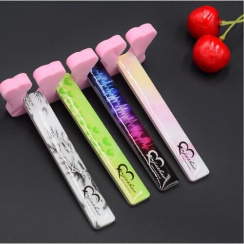New 100 pcs Nano Nail File Tools OEM LOGO Brand customization Translucent Durable Crystal Glass Nail Care Nail Nail polishing
